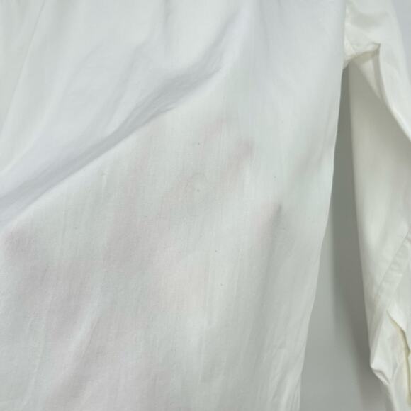Saint Laurent | NWT Men's Cotton Poplin Shirt in White Size 39 / M / 15.5 Neck - Picture 11 of 15